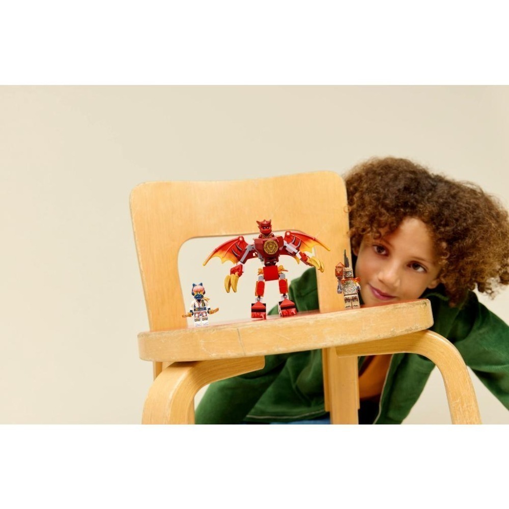 ［想樂］全新 樂高 LEGO 71851 Ninjago 忍者 赤地的猛龍機械人戰鬥組-細節圖5