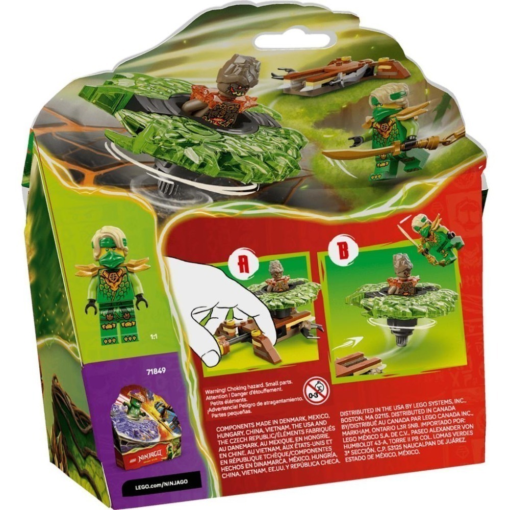 ［想樂］全新 樂高 LEGO 71850 Ninjago 忍者 勞埃德大戰大地怪陀螺-細節圖2