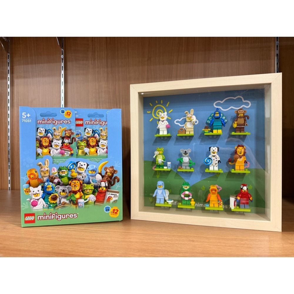 ［想樂］全新 樂高 LEGO 71051 第28代人偶 動物裝扮 (一套12隻) 人偶包 專屬人偶框-規格圖9