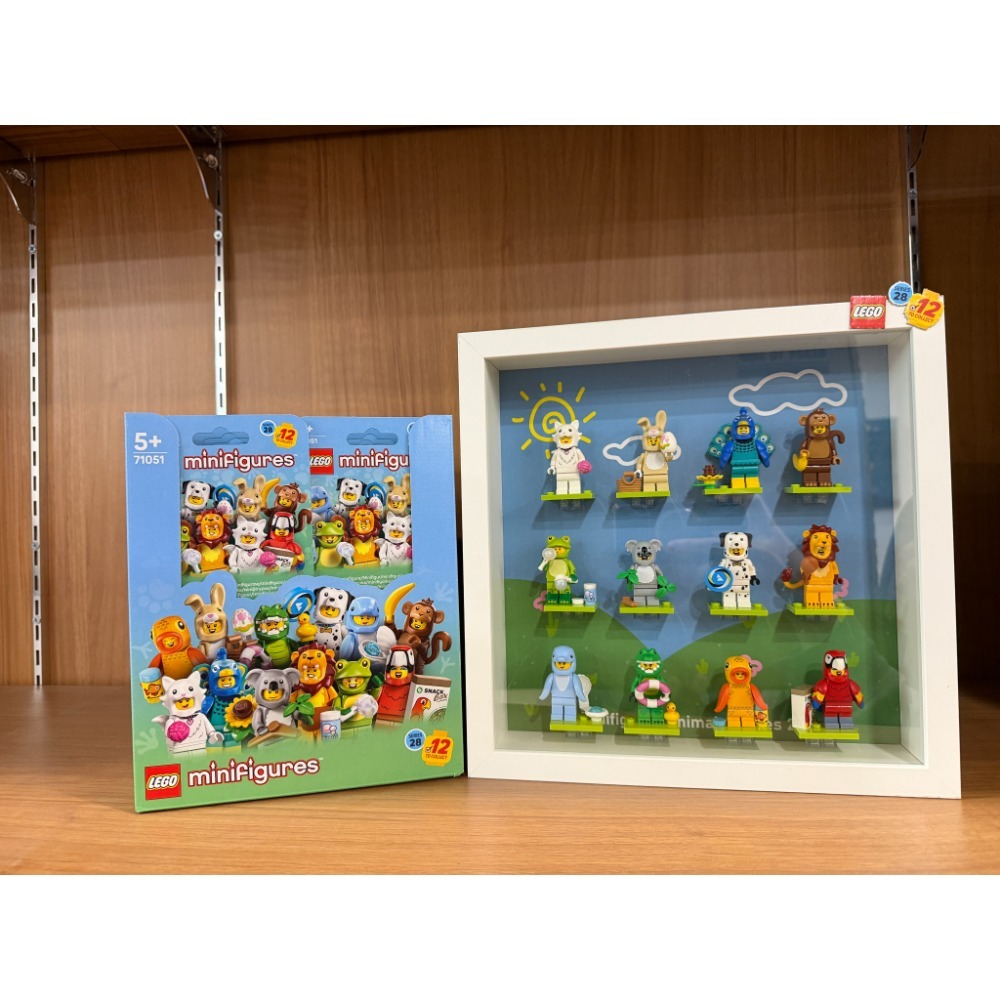 ［想樂］全新 樂高 LEGO 71051 第28代人偶 動物裝扮 (一套12隻) 人偶包 專屬人偶框-規格圖9
