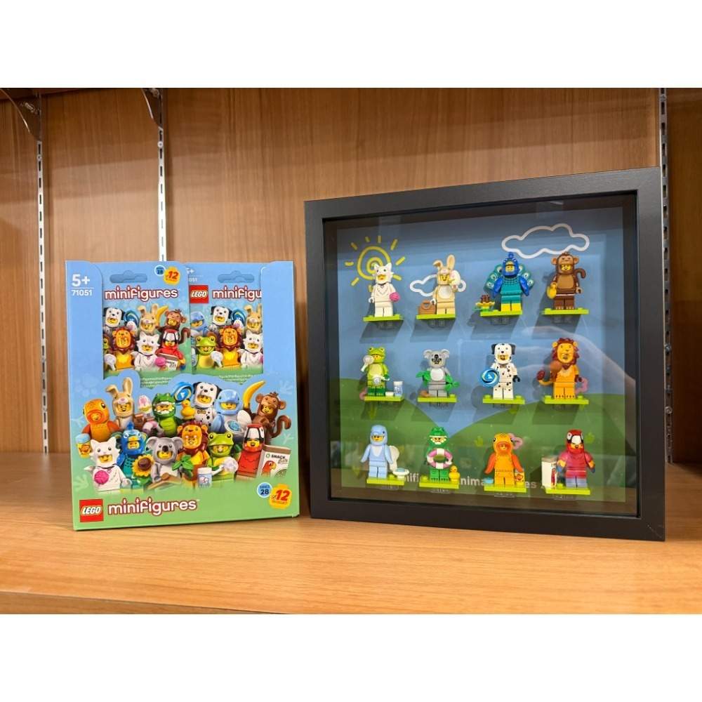 ［想樂］全新 樂高 LEGO 71051 第28代人偶 動物裝扮 (一套12隻) 人偶包 專屬人偶框-規格圖9