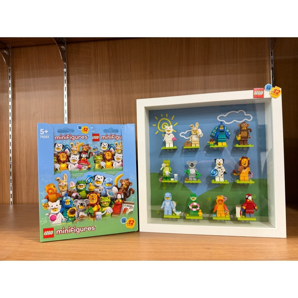 ［想樂］全新 樂高 LEGO 71051 第28代人偶 動物裝扮 (一套12隻) 人偶包 專屬人偶框-規格圖9