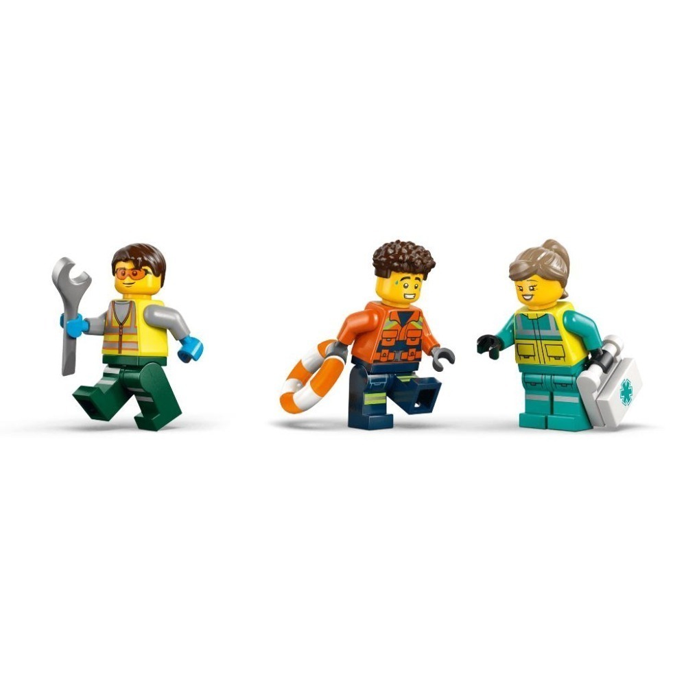 ［想樂］全新 樂高 LEGO 60505 City 城市 飛機、作業車和氣墊船混搭套裝-細節圖4