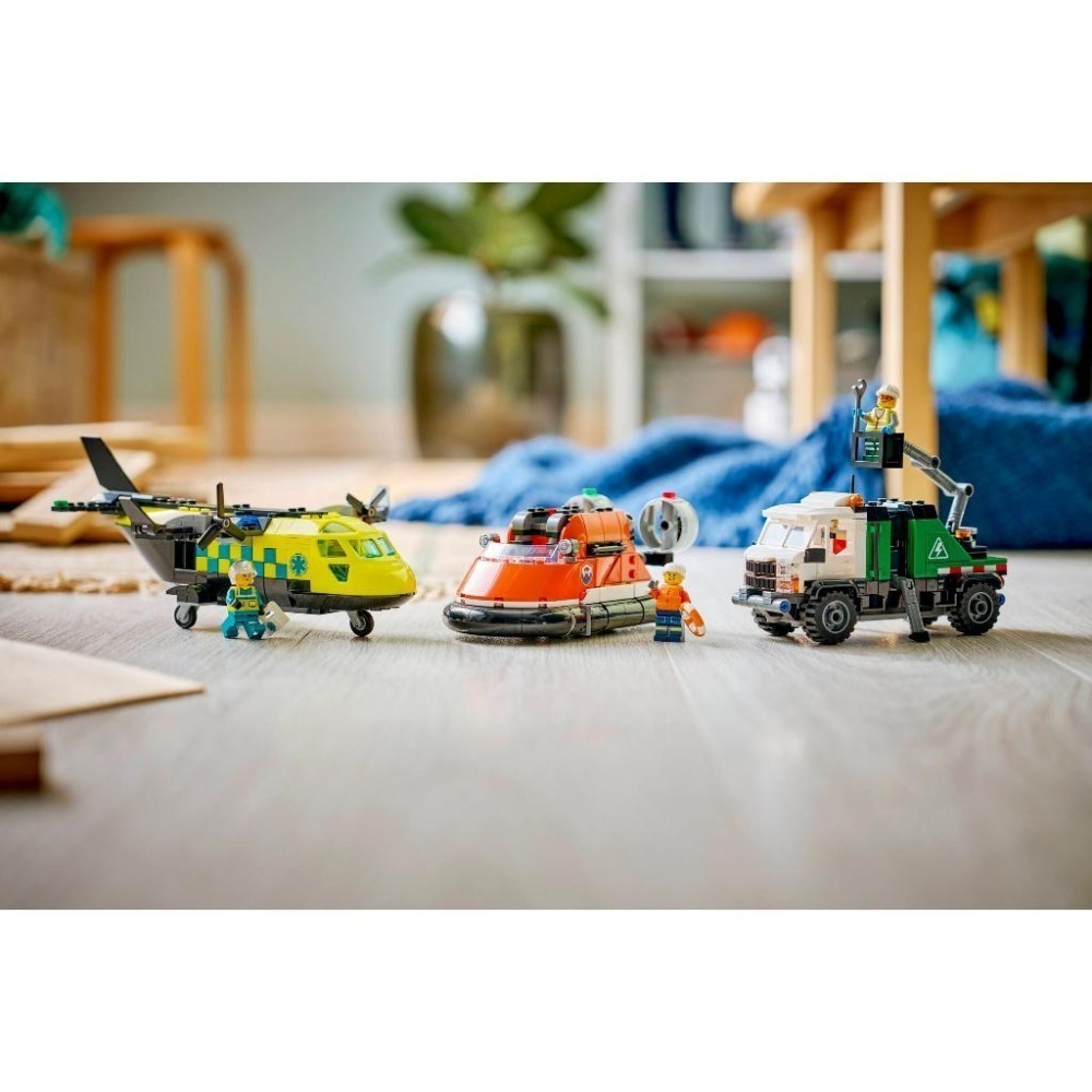 ［想樂］全新 樂高 LEGO 60505 City 城市 飛機、作業車和氣墊船混搭套裝-細節圖9