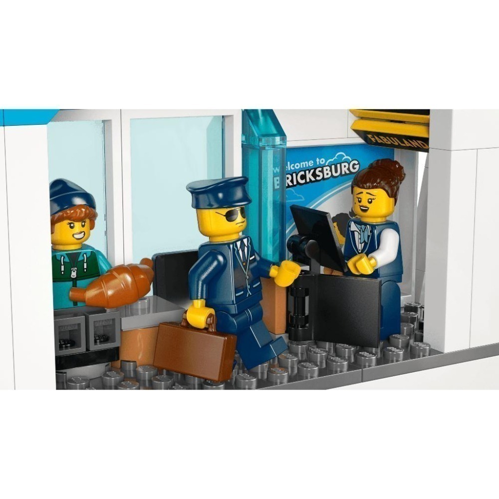［想樂］全新 樂高 LEGO 60502 City 城市 機場與飛機-細節圖7