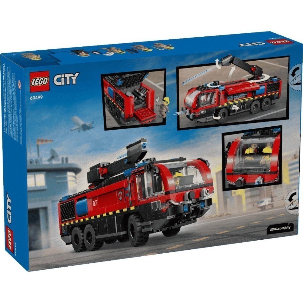 ［想樂］全新 樂高 LEGO 60499 City 城市 機場消防車-細節圖2