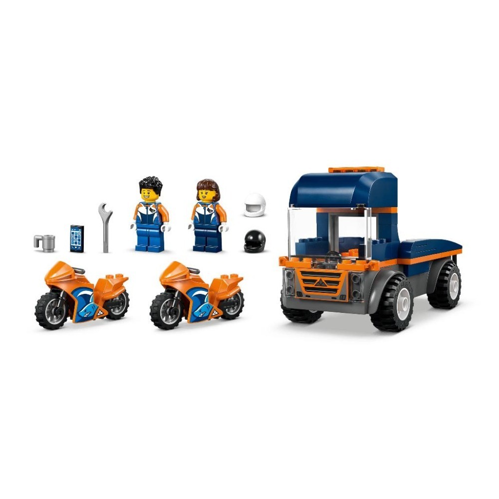 ［想樂］全新 樂高 LEGO 60491 City 城市 摩托車運輸車-細節圖5