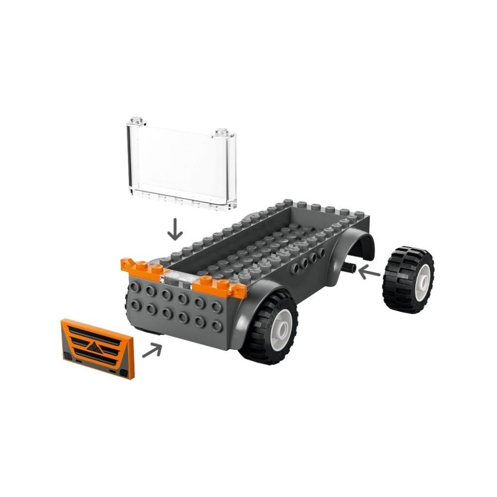 ［想樂］全新 樂高 LEGO 60491 City 城市 摩托車運輸車-細節圖6