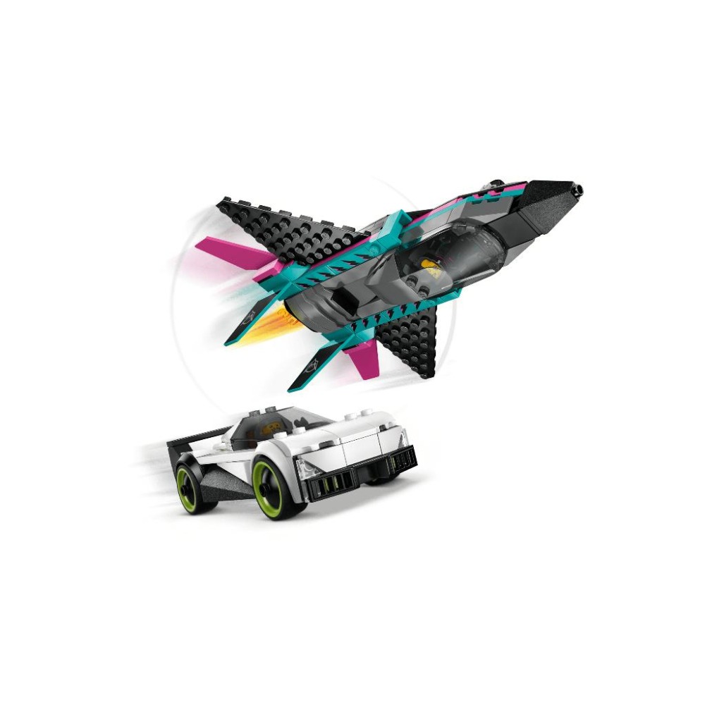 ［想樂］全新 樂高 LEGO 60489 City 城市 噴射機 vs. 汽車-細節圖4