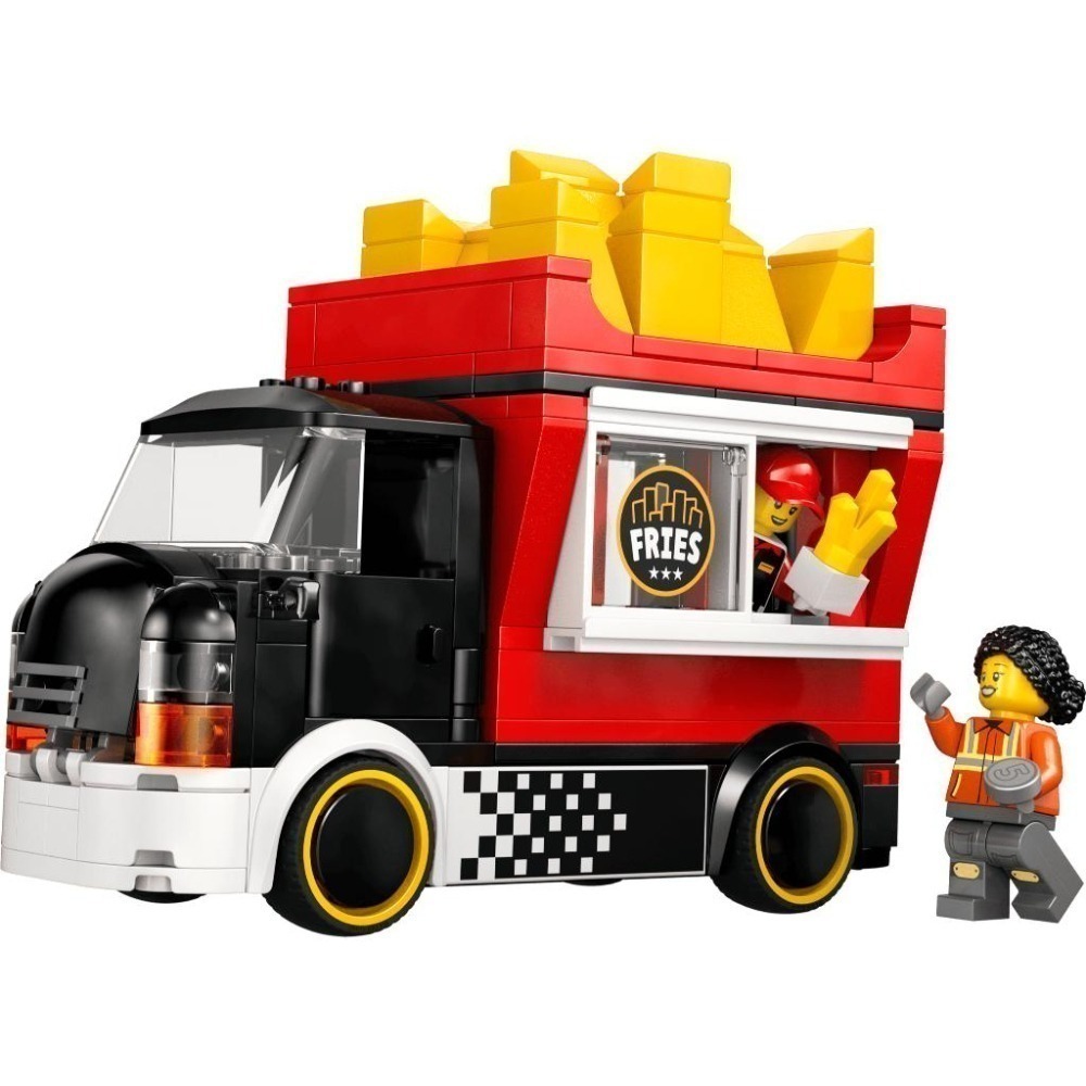 ［想樂］全新 樂高 LEGO 60488 City 城市 薯條餐車-細節圖3