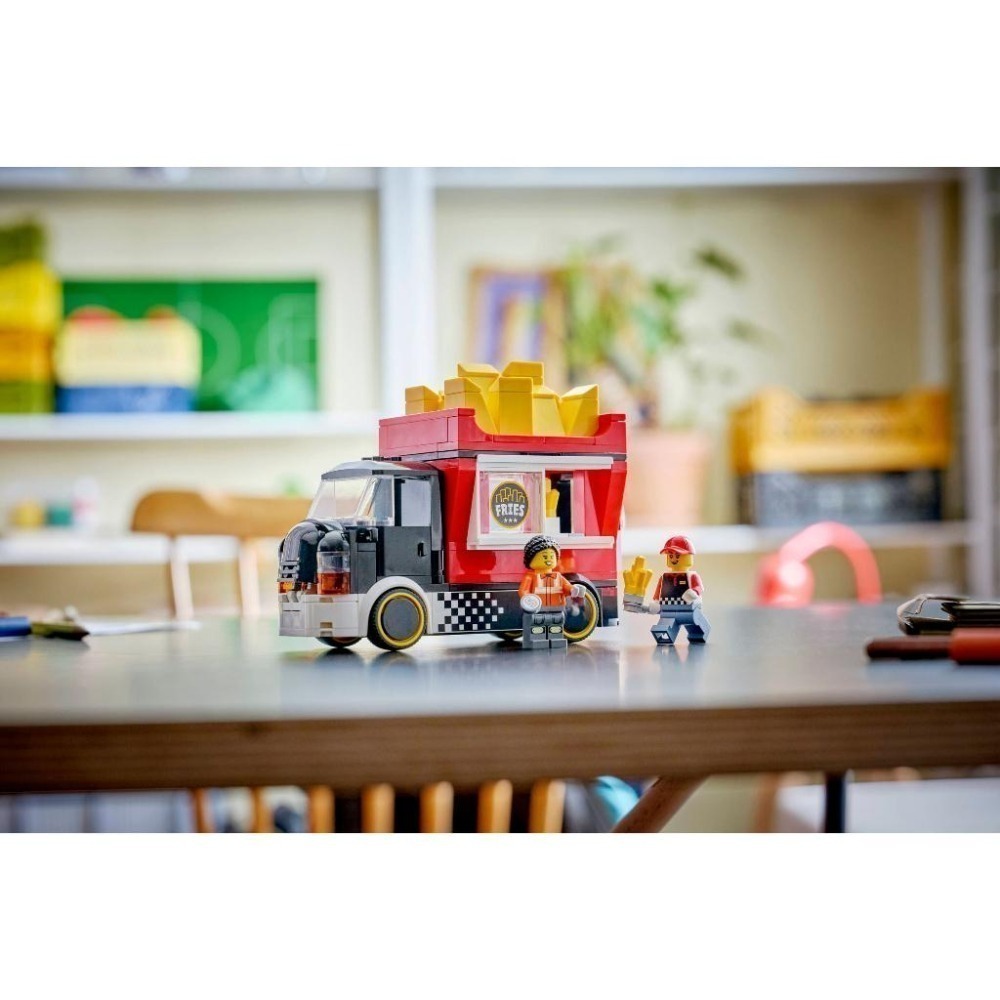 ［想樂］全新 樂高 LEGO 60488 City 城市 薯條餐車-細節圖9
