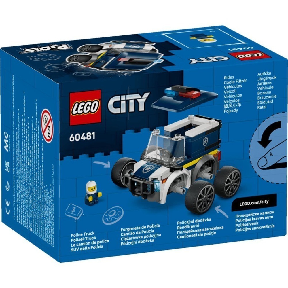 ［想樂］全新 樂高 LEGO 60481 City 城市 Rides－警用卡車-細節圖2