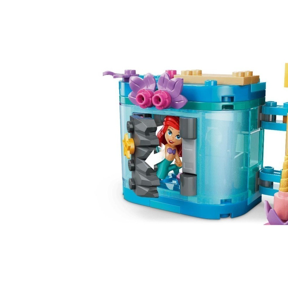 ［想樂］全新 樂高 LEGO 43285 DISNEY 迪士尼 (盒損)愛麗兒的神奇迷你宮殿-細節圖6