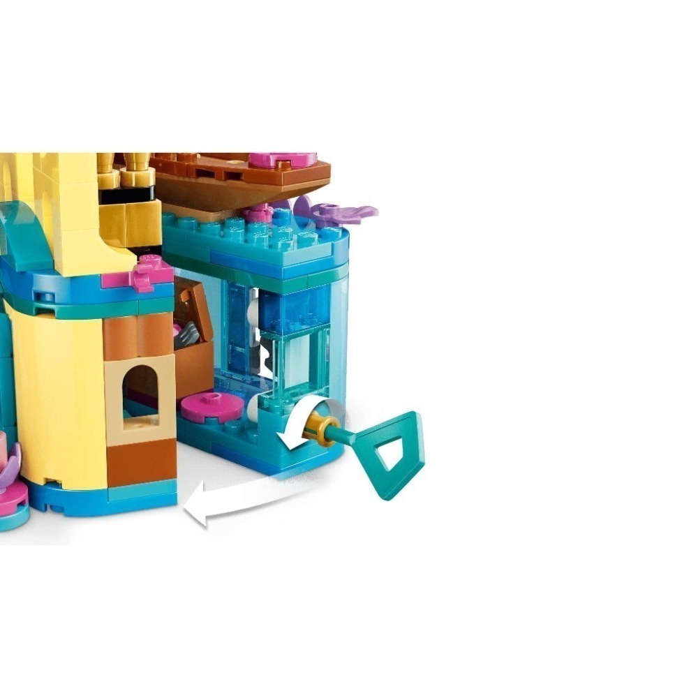 ［想樂］全新 樂高 LEGO 43285 DISNEY 迪士尼 (盒損)愛麗兒的神奇迷你宮殿-細節圖7