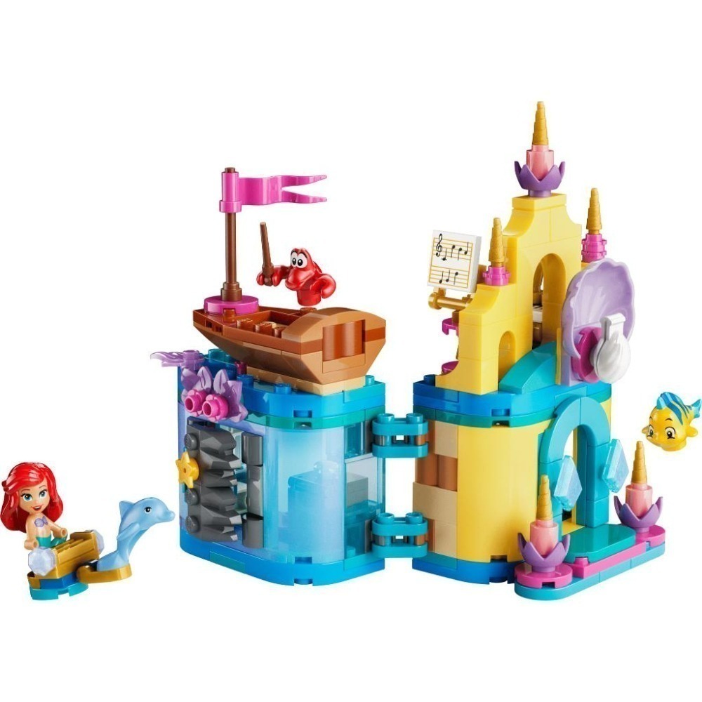 ［想樂］全新 樂高 LEGO 43285 DISNEY 迪士尼 (盒損)愛麗兒的神奇迷你宮殿-細節圖2