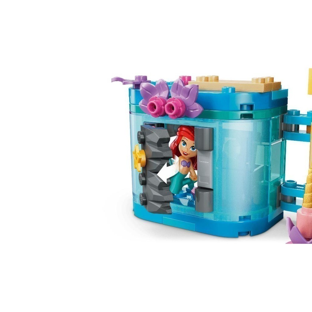 ［想樂］全新 樂高 LEGO 43285 DISNEY 迪士尼 (盒損)愛麗兒的神奇迷你宮殿-細節圖6