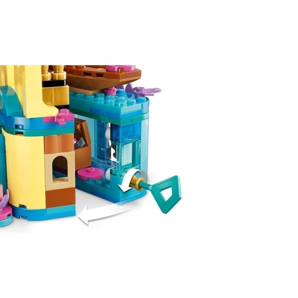 ［想樂］全新 樂高 LEGO 43285 DISNEY 迪士尼 (盒損)愛麗兒的神奇迷你宮殿-細節圖7