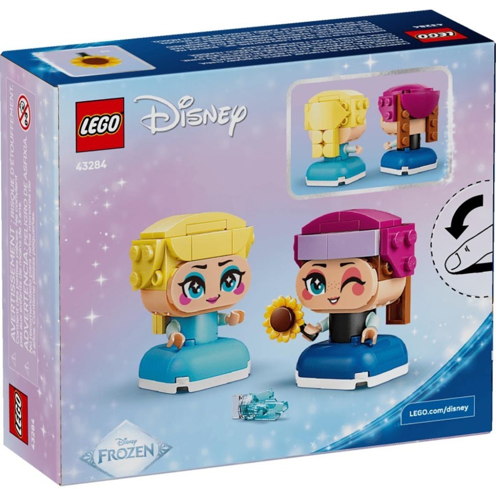 ［想樂］全新 樂高 LEGO 43284 DISNEY 迪士尼 冰雪奇緣 迷你安娜和艾莎-細節圖2