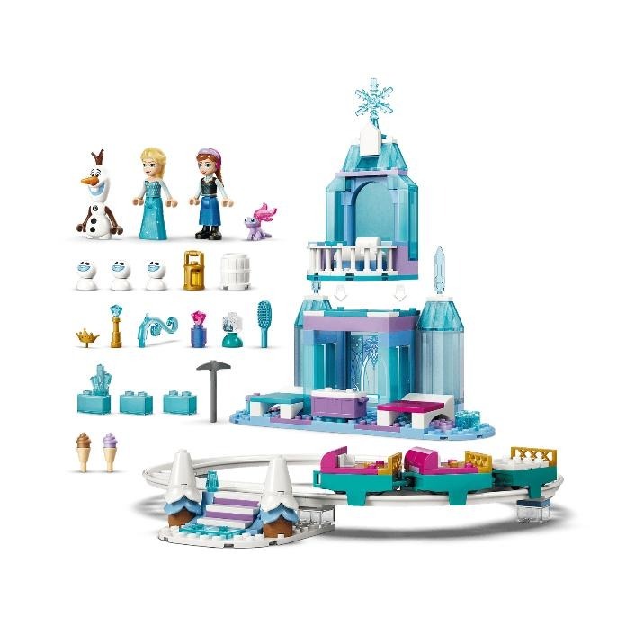 ［想樂］全新 樂高 LEGO 43281 DISNEY 迪士尼 冰雪奇緣 艾莎的冰雪城堡和雪橇大冒險-細節圖6