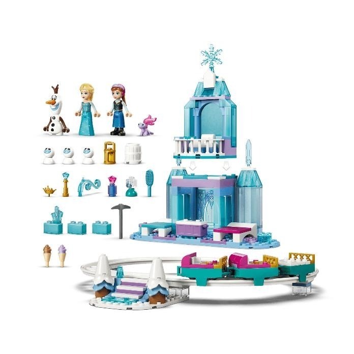［想樂］全新 樂高 LEGO 43281 DISNEY 迪士尼 冰雪奇緣 艾莎的冰雪城堡和雪橇大冒險-細節圖6