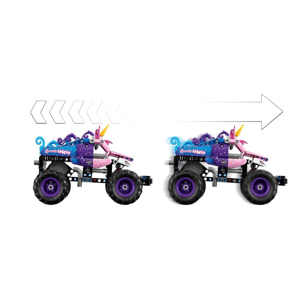 ［想樂］全新 樂高 LEGO 42220 Technic 科技 Monster Jam Sparkle Smash 迴力車-細節圖5
