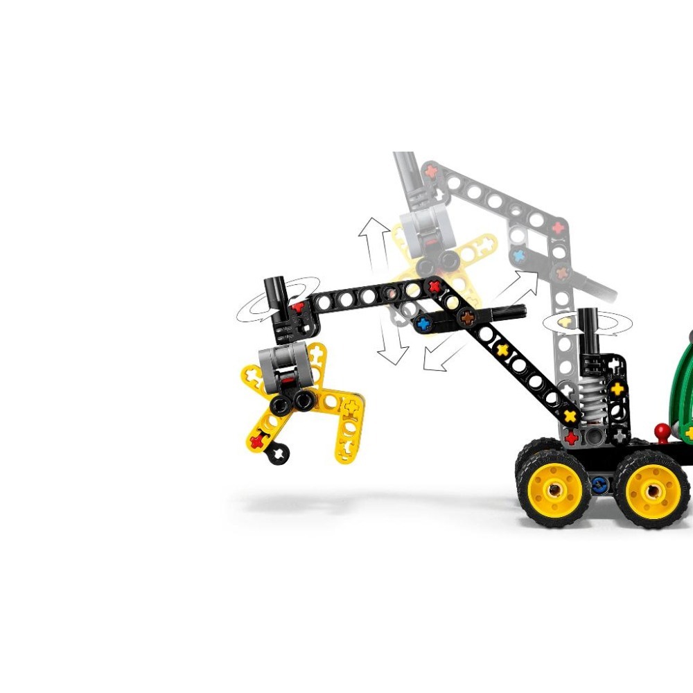 ［想樂］全新 樂高 LEGO 42218 Technic 科技 John Deere 1470H 輪式森林收割機-細節圖6