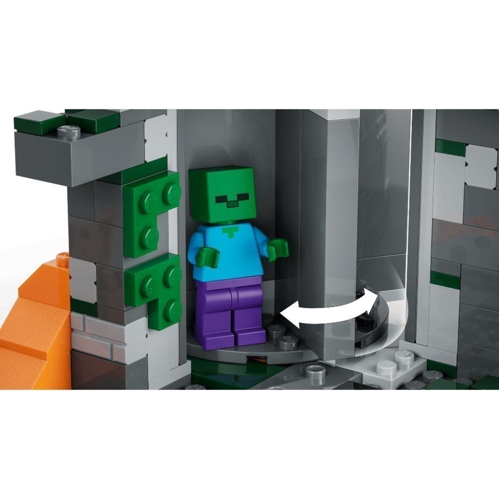 ［想樂］全新 樂高 LEGO 21587 Minecraft 創世神 殭屍地牢-細節圖6