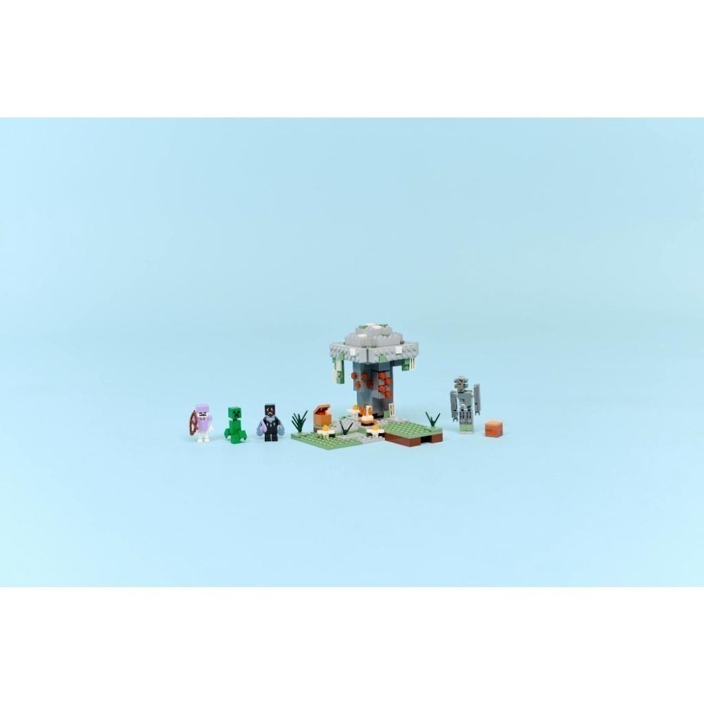 ［想樂］全新 樂高 LEGO 21586 Minecraft 創世神 蒼白花園 (盒損)-細節圖9