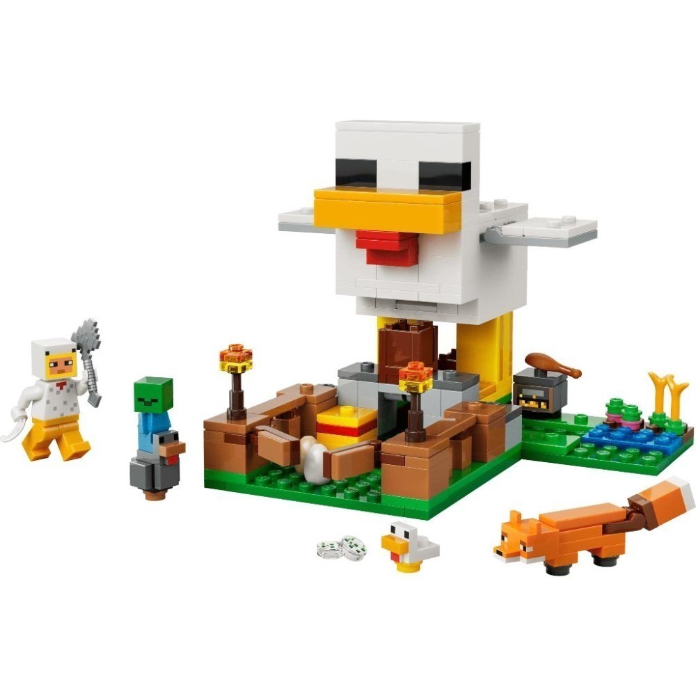 ［想樂］全新 樂高 LEGO 21585 Minecraft 創世神 雞農場-細節圖3