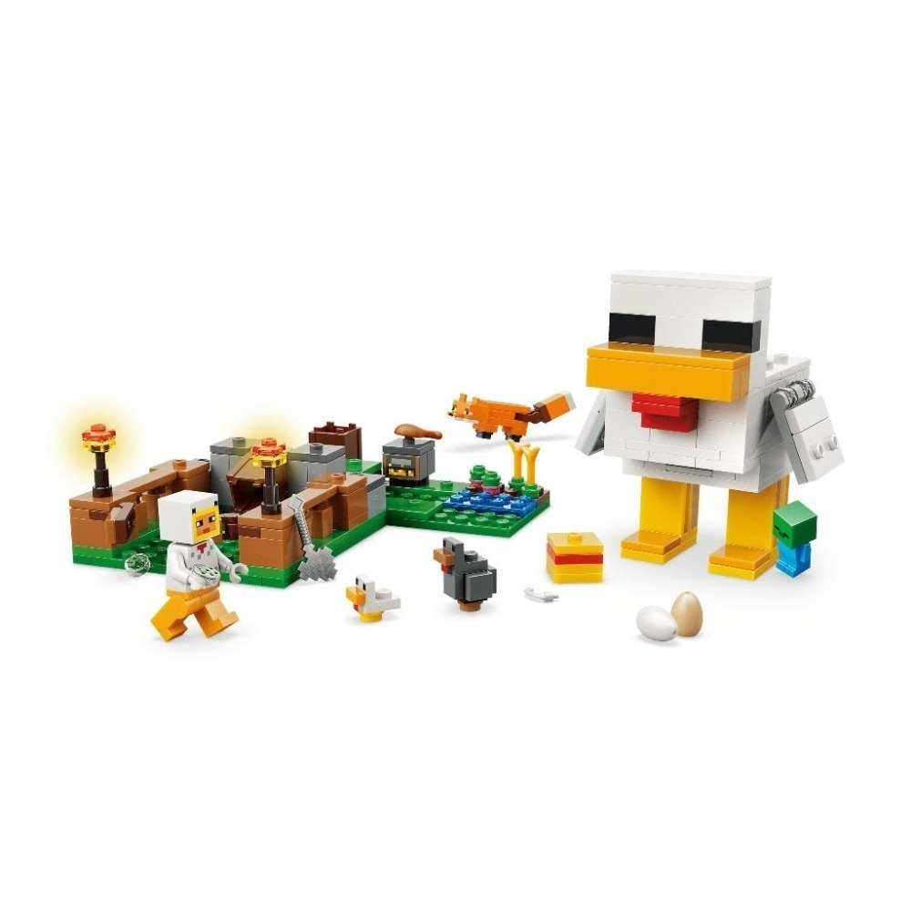 ［想樂］全新 樂高 LEGO 21585 Minecraft 創世神 雞農場-細節圖5