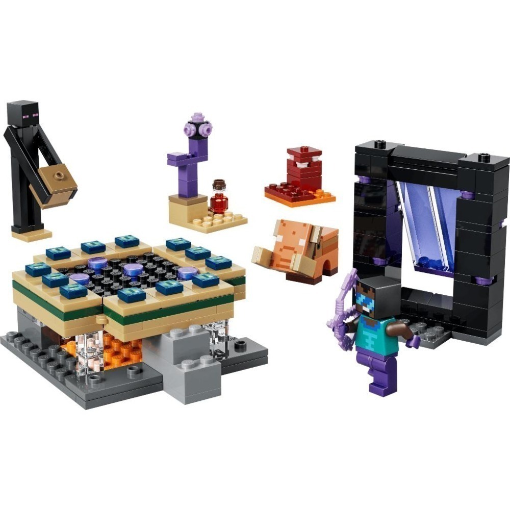［想樂］全新 樂高 LEGO 21584 Minecraft 創世神 地獄和終界傳送門之旅-細節圖3