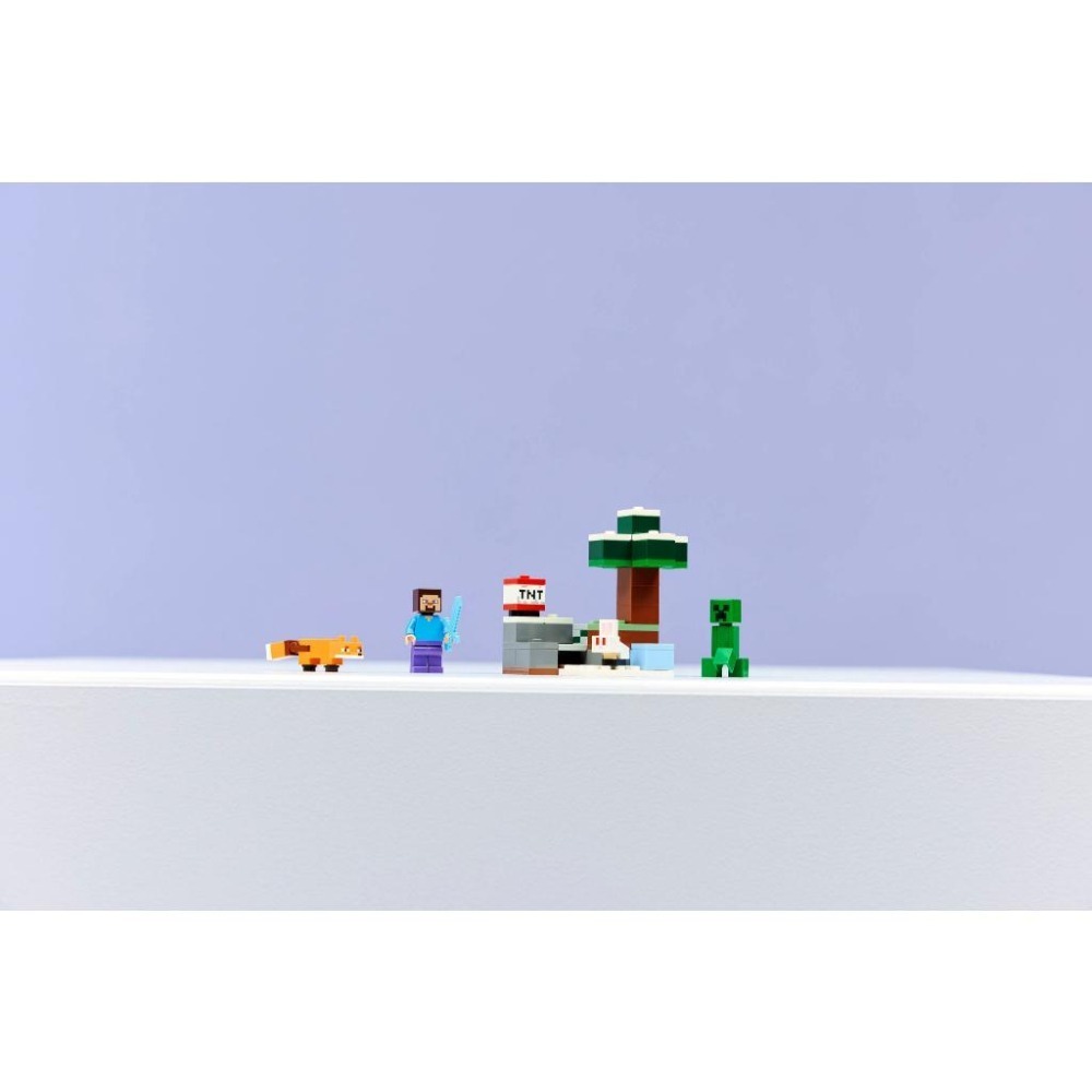 ［想樂］全新 樂高 LEGO 21583 Minecraft 創世神 史提夫的針葉林地大冒險-細節圖7