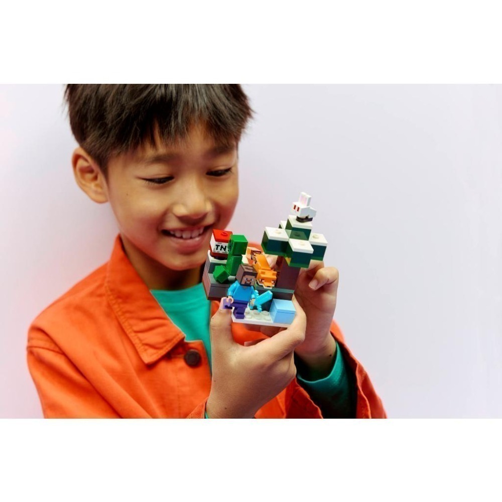 ［想樂］全新 樂高 LEGO 21583 Minecraft 創世神 史提夫的針葉林地大冒險-細節圖5