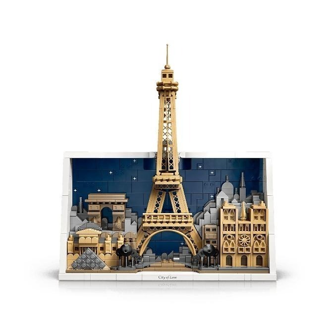 ［想樂］全新 樂高 LEGO 21064 Architecture 建築 巴黎－愛之城-細節圖4