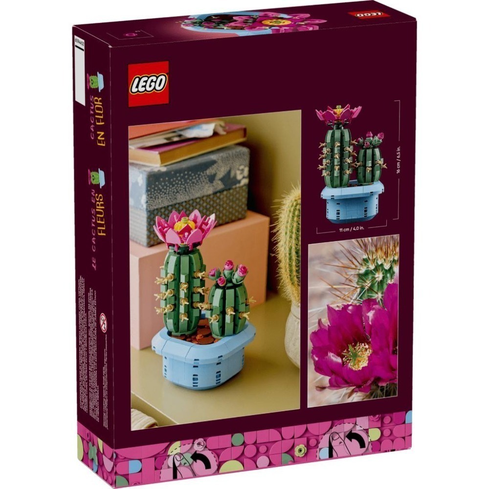 ［想樂］全新 樂高 LEGO 11509 Botanicals 花藝系列 開花仙人掌-細節圖2