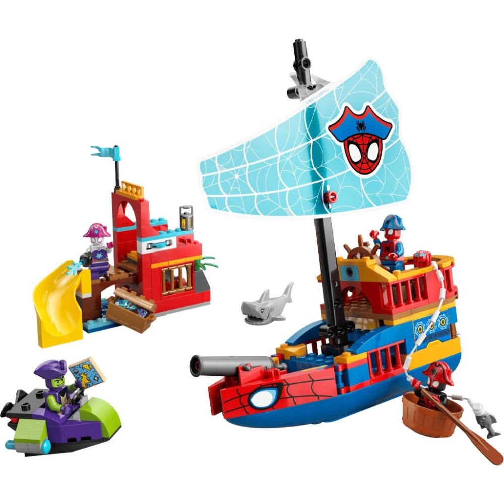［想樂］全新 樂高 LEGO 11208 Marvel 漫威 蜘蛛小隊海盜船-細節圖3