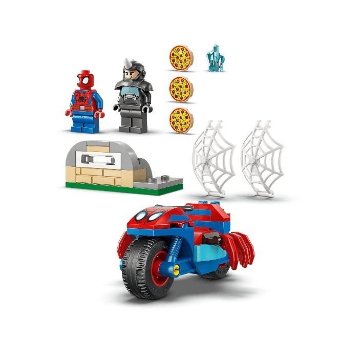 ［想樂］全新 樂高 LEGO 11206 Marvel 漫威 蜘蛛人騎摩托車大戰犀牛人-細節圖6