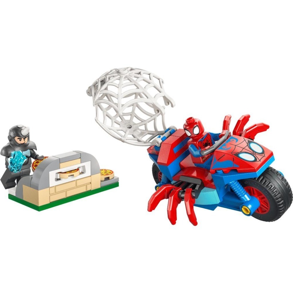 ［想樂］全新 樂高 LEGO 11206 Marvel 漫威 蜘蛛人騎摩托車大戰犀牛人-細節圖3