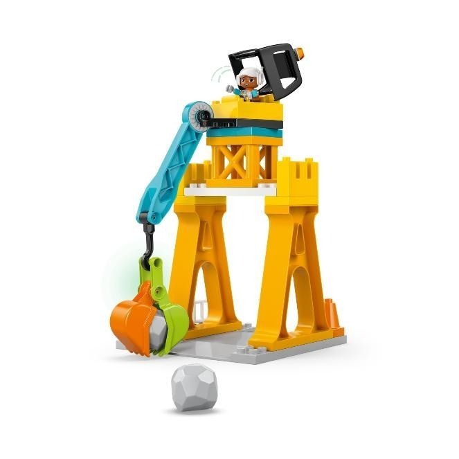 ［想樂］全新 樂高 LEGO 10476 DUPLO 得寶 3 合 1 工地和車輛-細節圖5