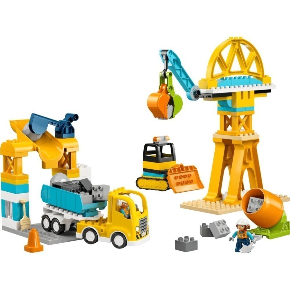 ［想樂］全新 樂高 LEGO 10476 DUPLO 得寶 3 合 1 工地和車輛-細節圖3