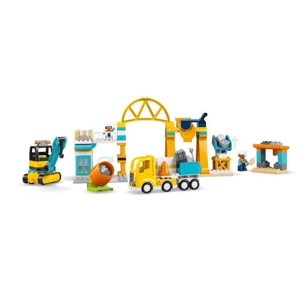 ［想樂］全新 樂高 LEGO 10476 DUPLO 得寶 3 合 1 工地和車輛-細節圖7
