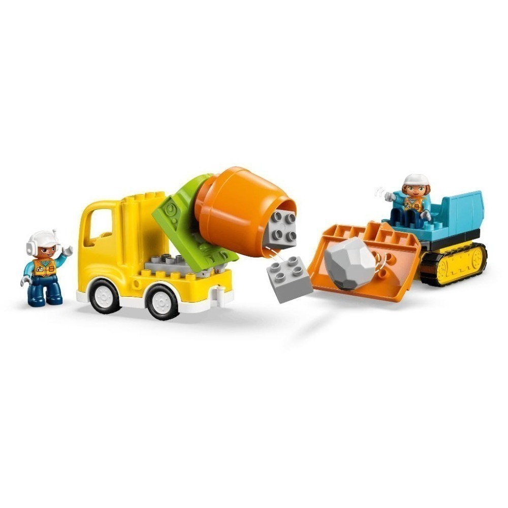 ［想樂］全新 樂高 LEGO 10476 DUPLO 得寶 3 合 1 工地和車輛-細節圖8