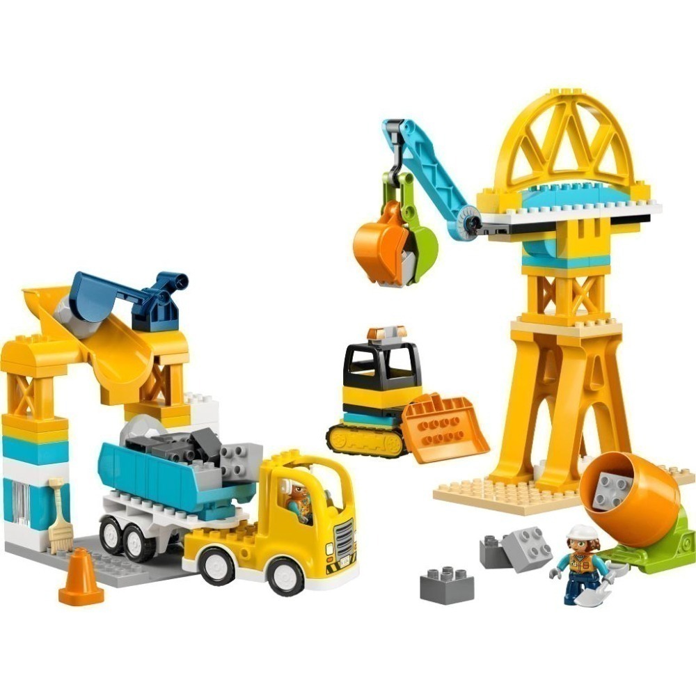 ［想樂］全新 樂高 LEGO 10476 DUPLO 得寶 3 合 1 工地和車輛-細節圖3