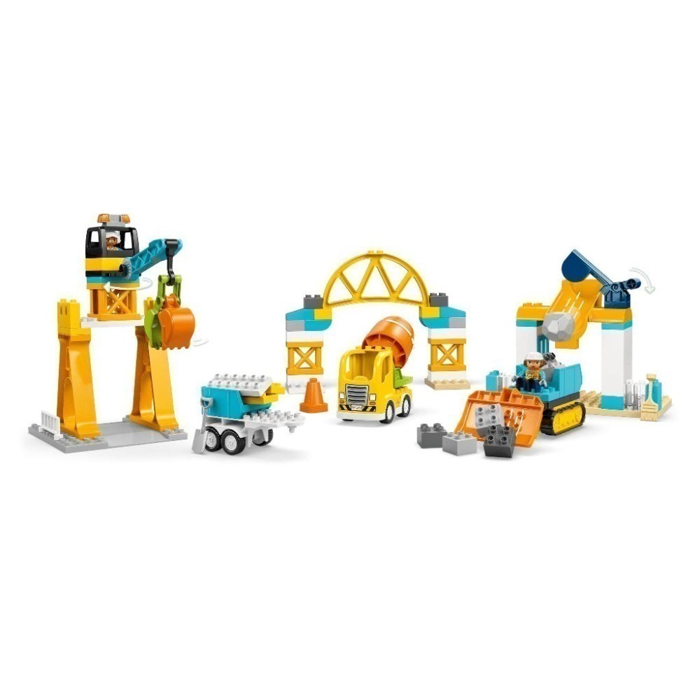 ［想樂］全新 樂高 LEGO 10476 DUPLO 得寶 3 合 1 工地和車輛-細節圖6