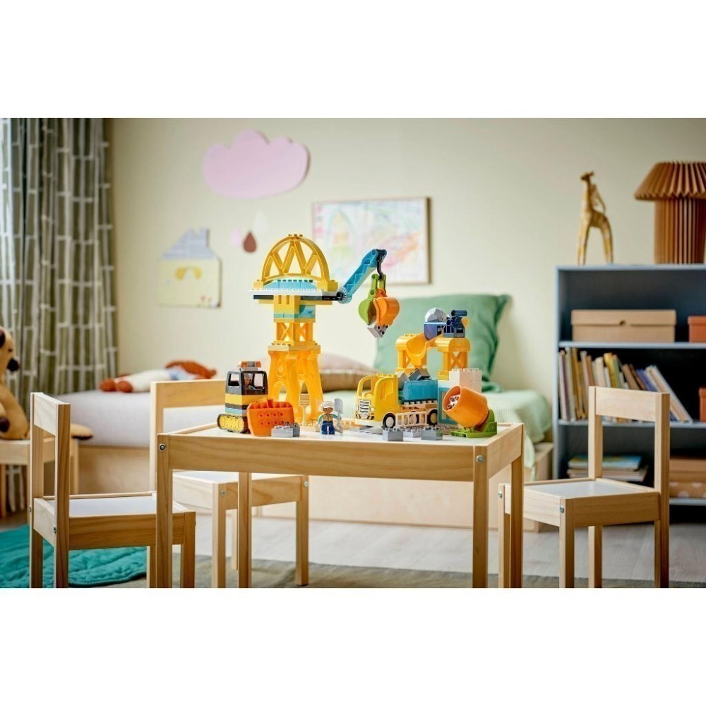 ［想樂］全新 樂高 LEGO 10476 DUPLO 得寶 3 合 1 工地和車輛-細節圖9
