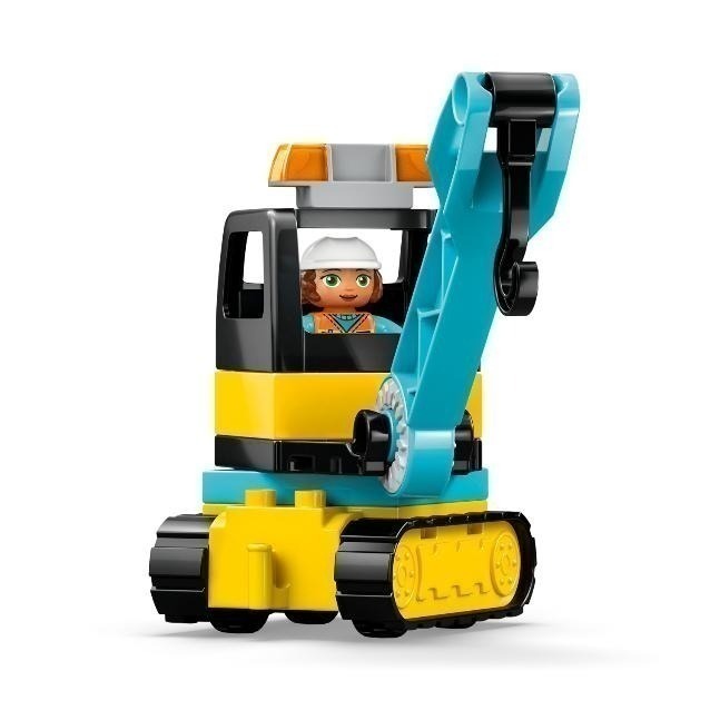 ［想樂］全新 樂高 LEGO 10476 DUPLO 得寶 3 合 1 工地和車輛-細節圖4