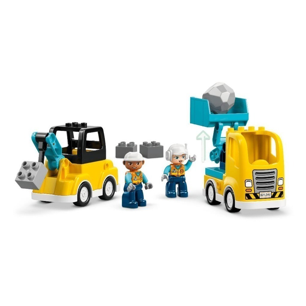 ［想樂］全新 樂高 LEGO 10475 DUPLO 得寶 3 合 1 工程車-細節圖6