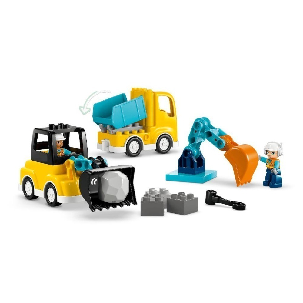 ［想樂］全新 樂高 LEGO 10475 DUPLO 得寶 3 合 1 工程車-細節圖7