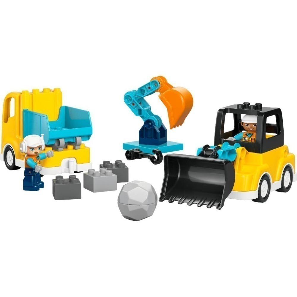 ［想樂］全新 樂高 LEGO 10475 DUPLO 得寶 3 合 1 工程車-細節圖3