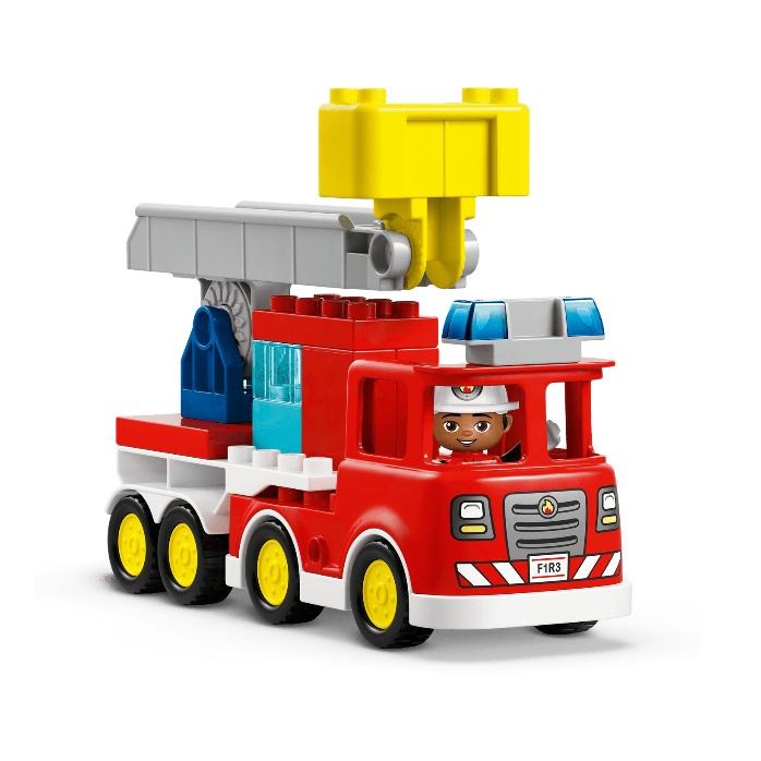［想樂］全新 樂高 LEGO 10473 DUPLO 得寶 附水管消防車和消防員-細節圖5